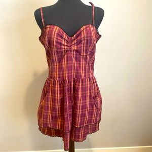 Switchblade Stiletto Plaid Dress